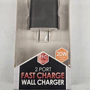 *NIB* Celltronix Titanium 2-Port 20W Fast Charge Wall Charger USB Adapter